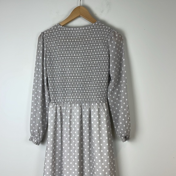 Mad About Style Jilly Box Fall. L Grace Midi Dress in Birch Dot. Jillian Harris - Picture 7 of 10